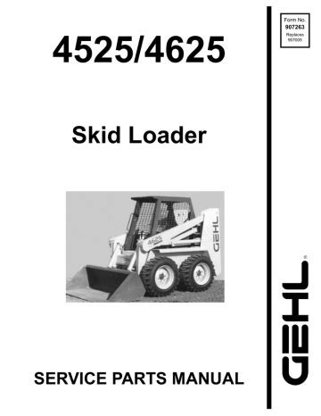 4625 gehl skid steer parts manual|gehl sl4525 parts list.